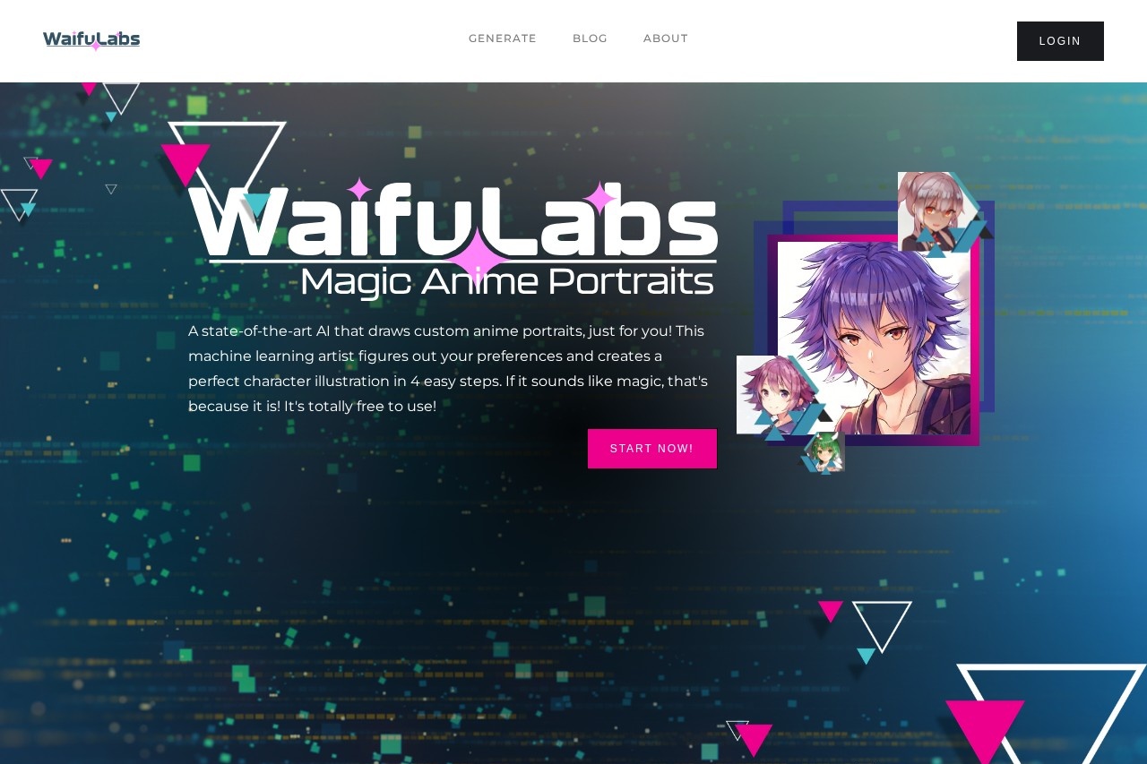 Waifu Labs 截图